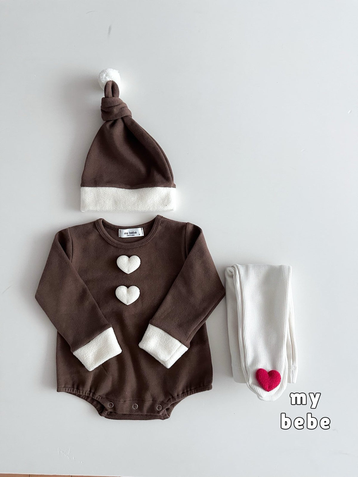 [PRE-ORDER] Christmas Body Suit + Bonnet Set