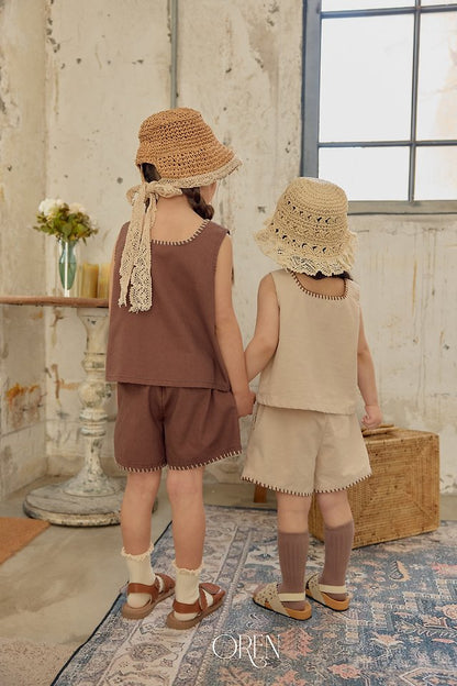 [PRE-ORDER] Brunel Embroidery Top Bottom Set