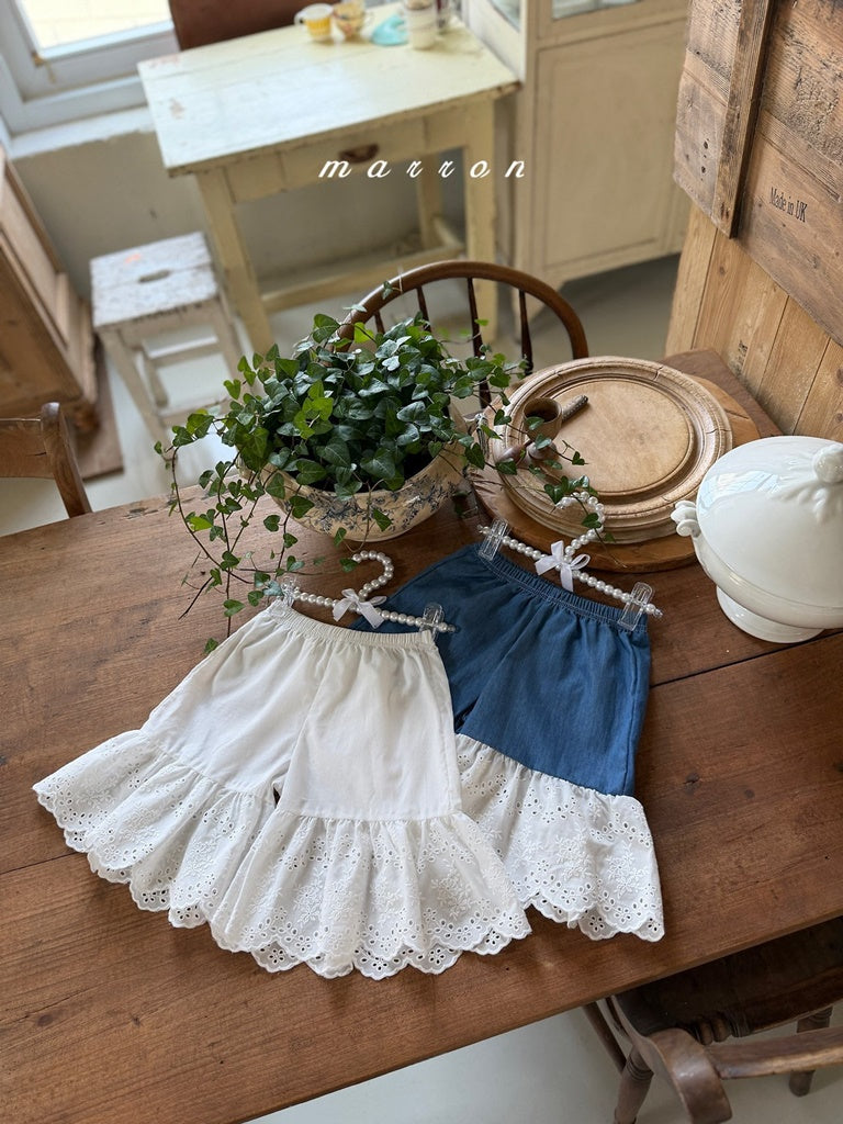 [PRE-ORDER] Lace Wide Pants