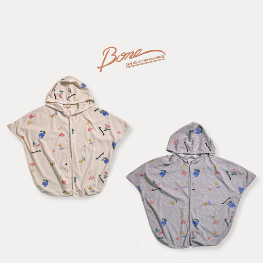 [PRE-ORDER] Floral Beach Poncho