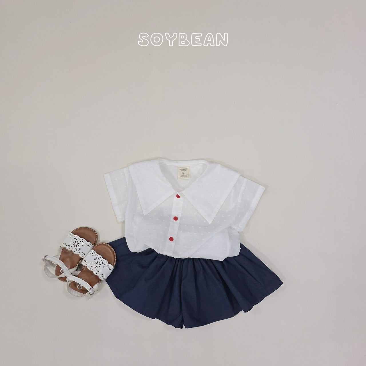 [PRE-ORDER] Lovely School Look Top Bottom Set