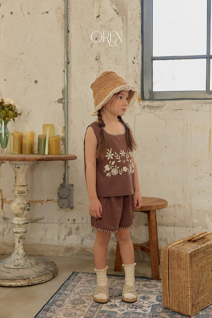 [PRE-ORDER] Brunel Embroidery Top Bottom Set
