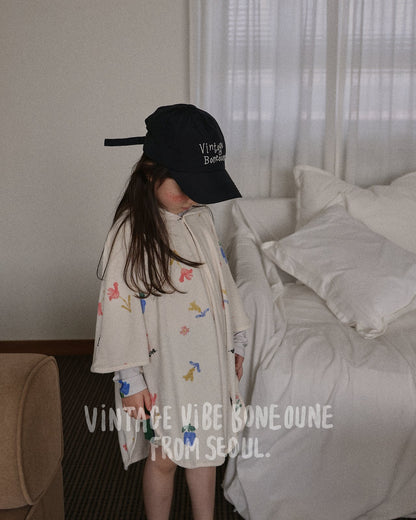 [PRE-ORDER] Floral Beach Poncho
