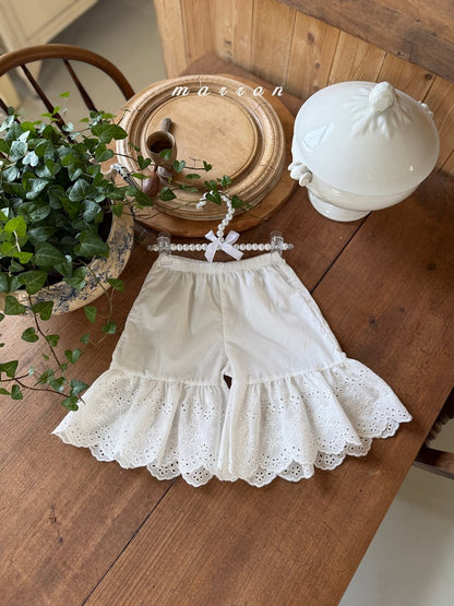 [PRE-ORDER] Lace Wide Pants
