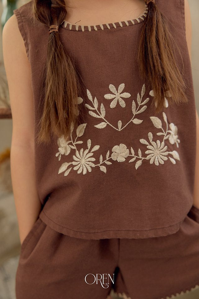 [PRE-ORDER] Brunel Embroidery Top Bottom Set