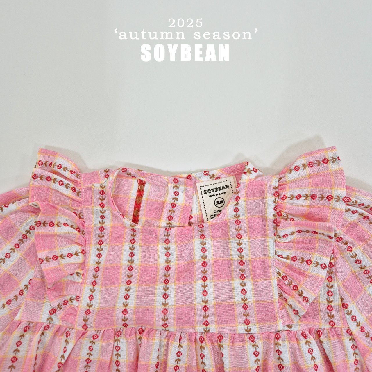 [PRE-ORDER] Check Flower Dress