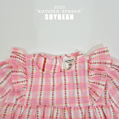 [PRE-ORDER] Check Flower Dress