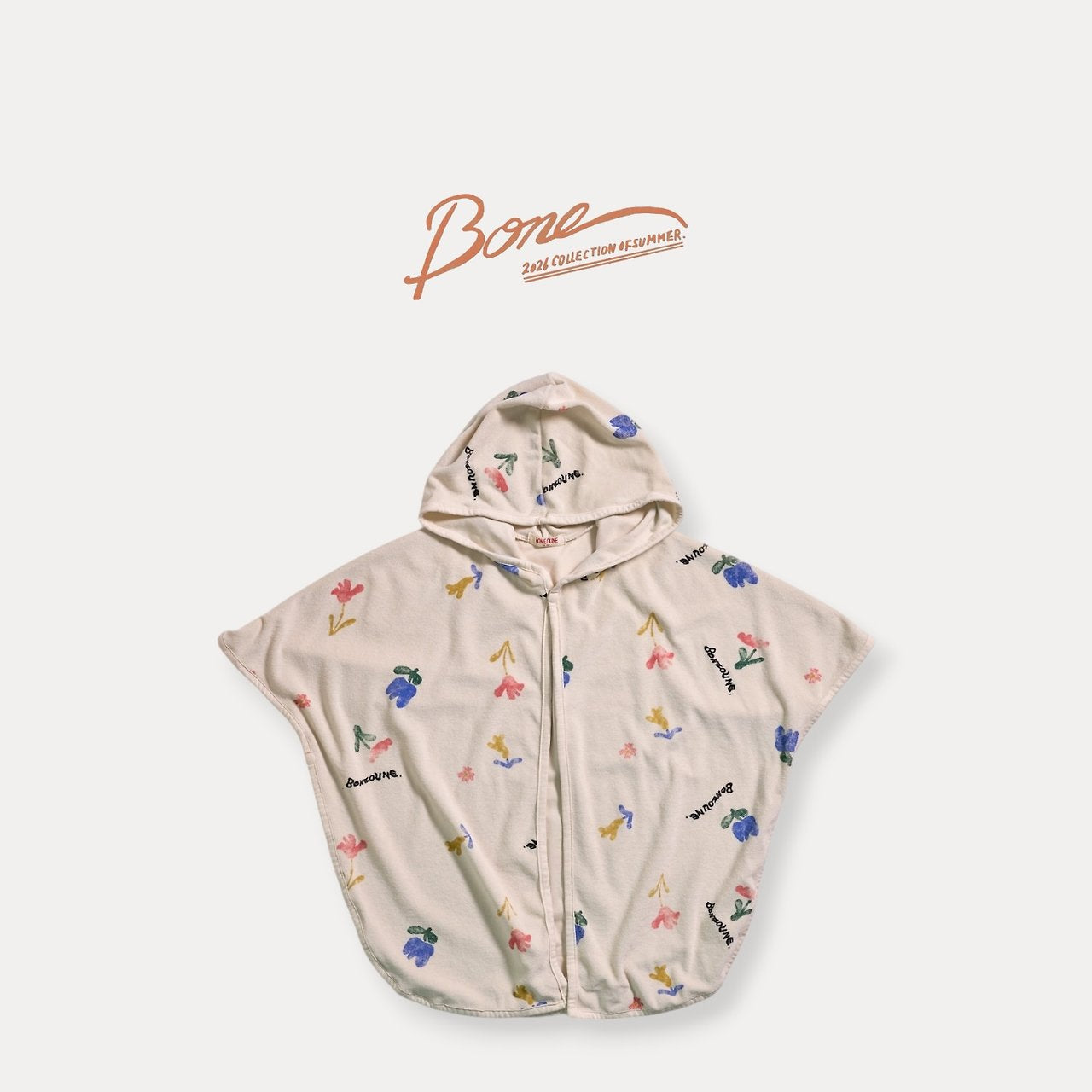 [PRE-ORDER] Floral Beach Poncho