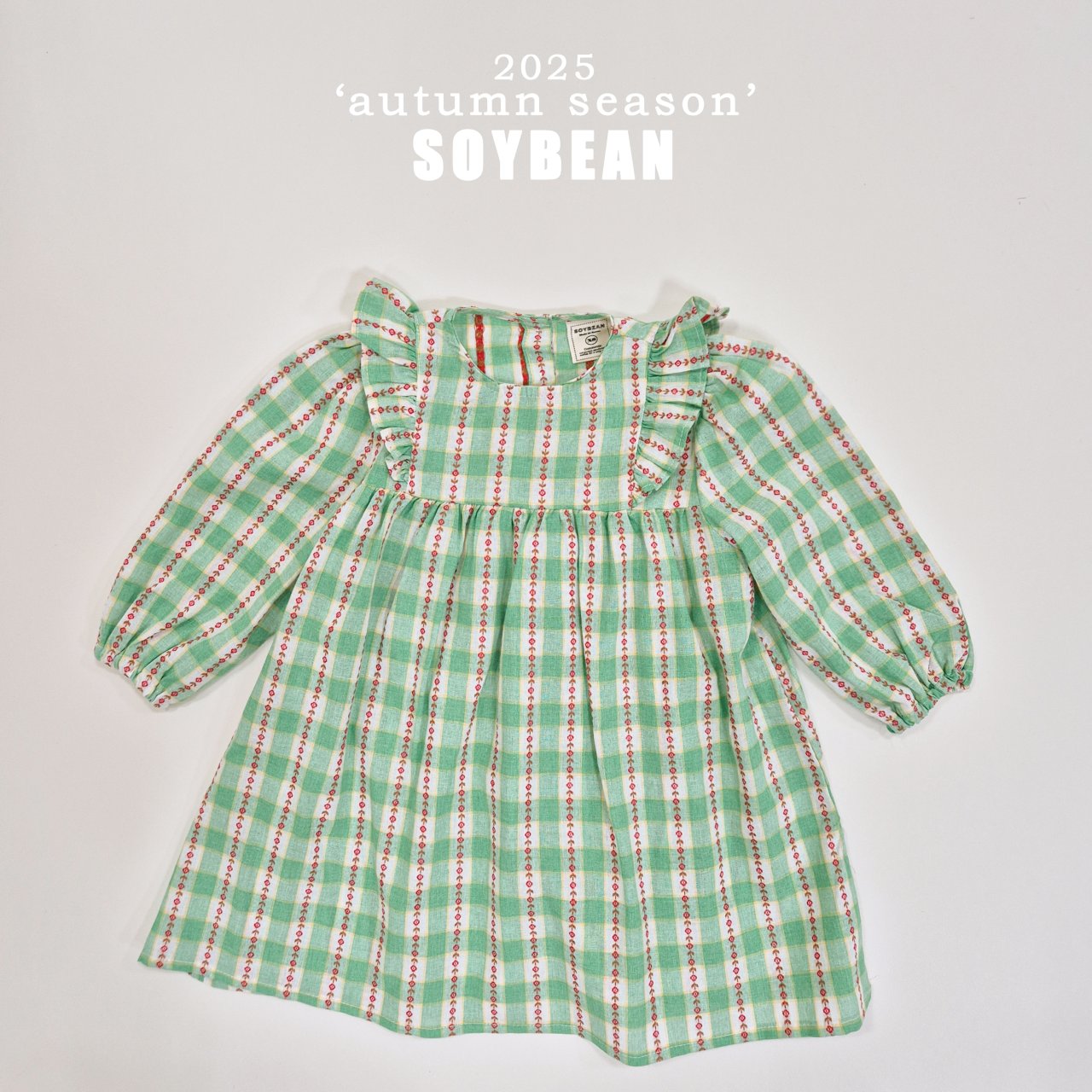 [PRE-ORDER] Check Flower Dress