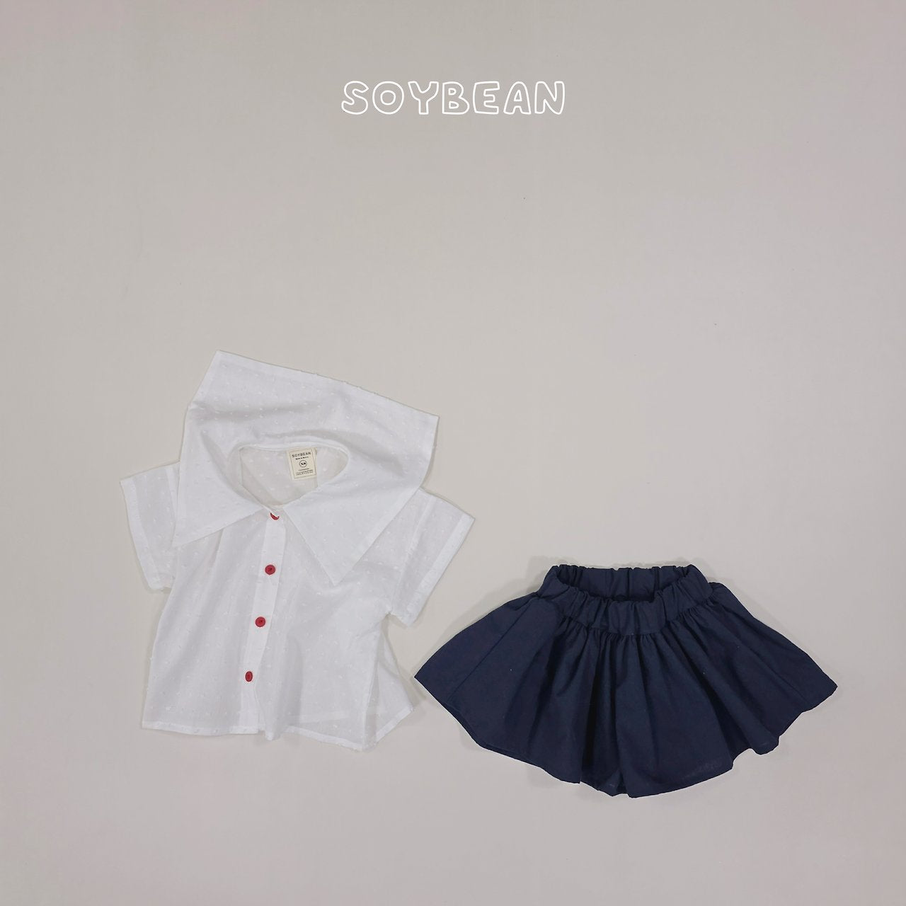 [PRE-ORDER] Lovely School Look Top Bottom Set