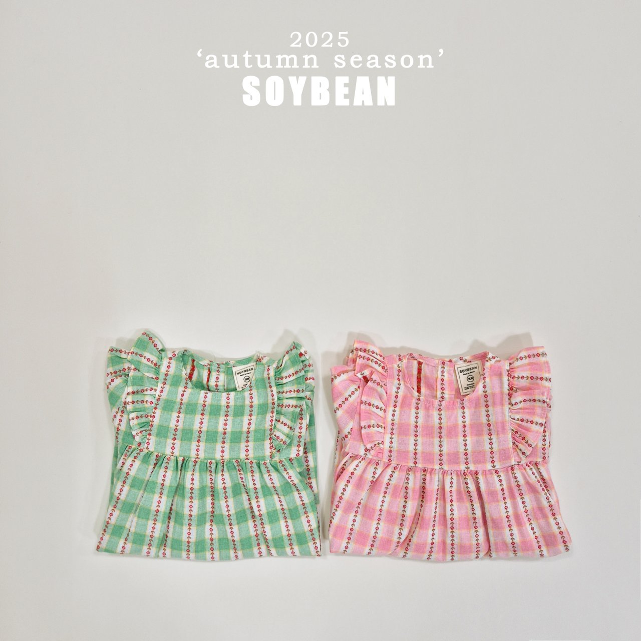 [PRE-ORDER] Check Flower Dress