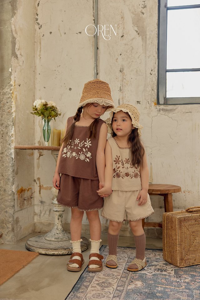 [PRE-ORDER] Brunel Embroidery Top Bottom Set
