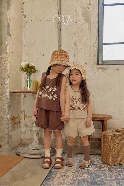 [PRE-ORDER] Brunel Embroidery Top Bottom Set