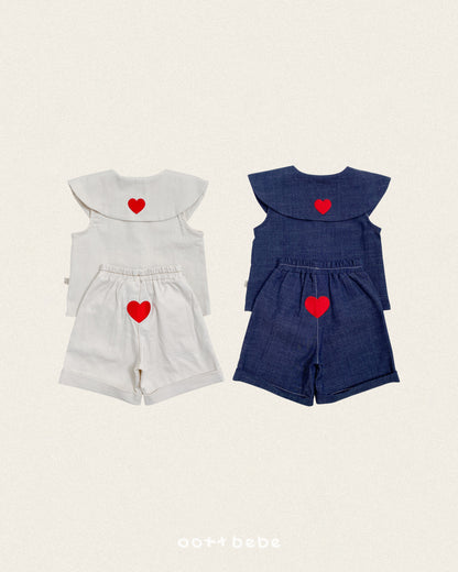[PRE-ORDER] Heart Denim Pants