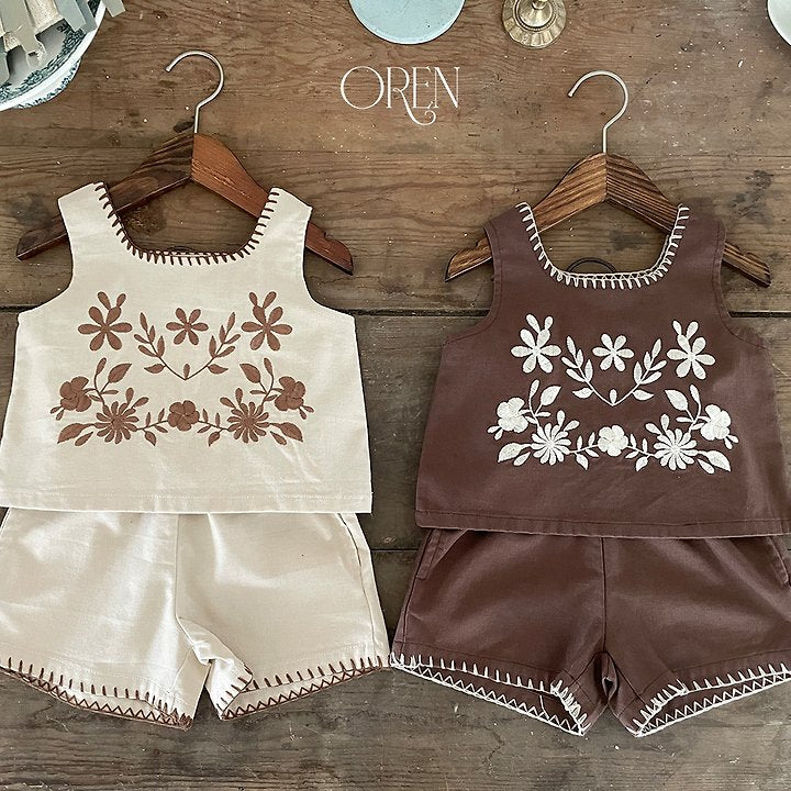 [PRE-ORDER] Brunel Embroidery Top Bottom Set