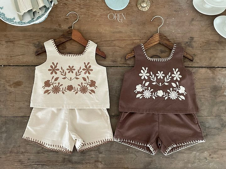[PRE-ORDER] Brunel Embroidery Top Bottom Set