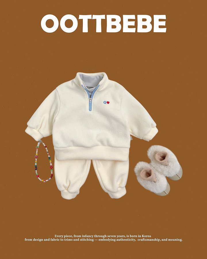 [PRE-ORDER] Fleece Anorak Bottom Set