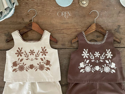 [PRE-ORDER] Brunel Embroidery Top Bottom Set