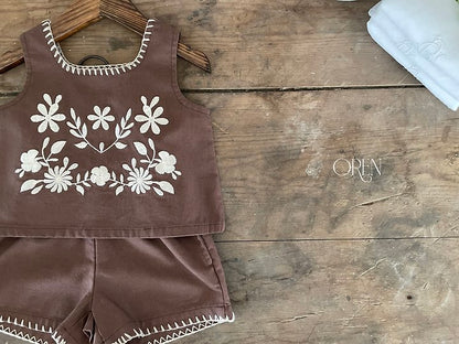 [PRE-ORDER] Brunel Embroidery Top Bottom Set