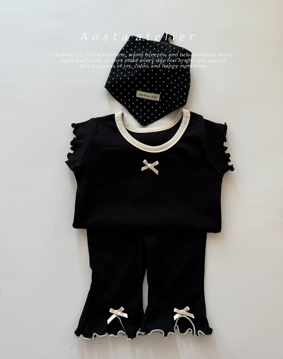 [PRE-ORDER] Ribbed Ribbon T-Shirts