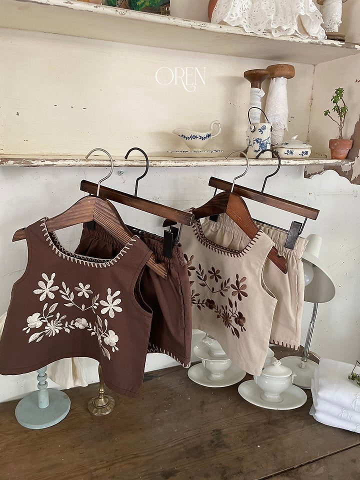 [PRE-ORDER] Brunel Embroidery Top Bottom Set