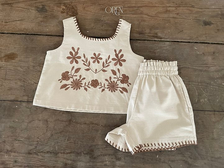 [PRE-ORDER] Brunel Embroidery Top Bottom Set