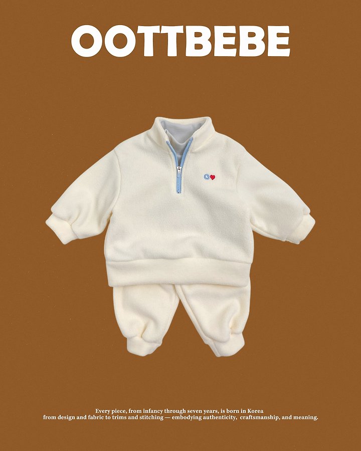 [PRE-ORDER] Fleece Anorak Bottom Set