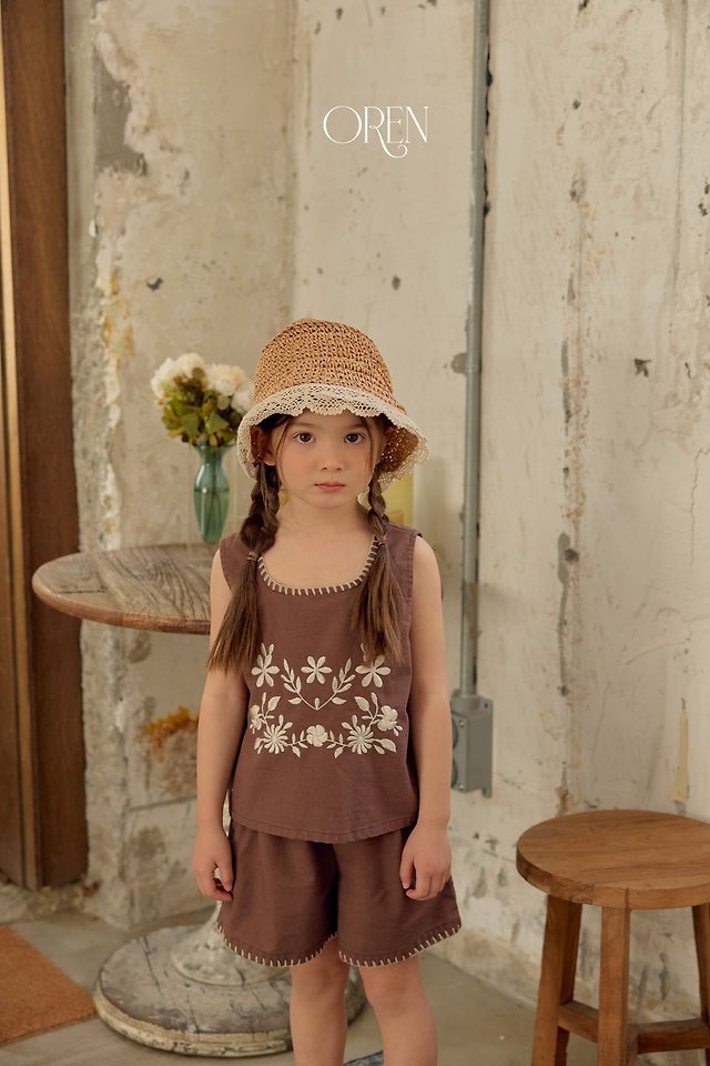 [PRE-ORDER] Brunel Embroidery Top Bottom Set