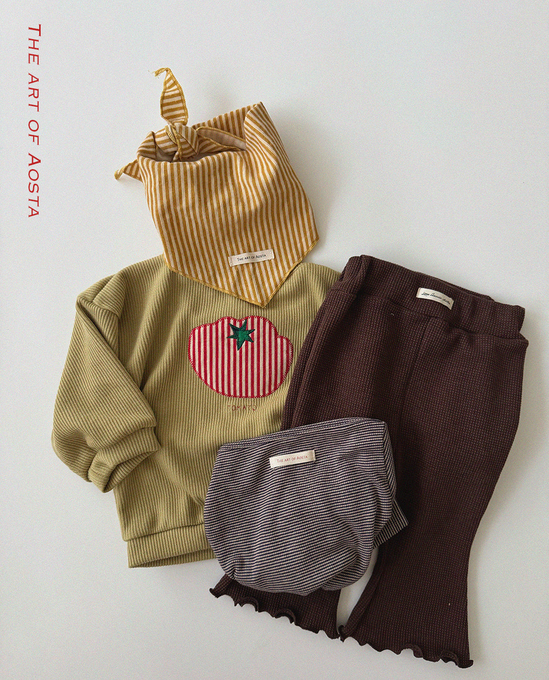 Tomato Sweatshirts [Ivory/M(1-2yr)]