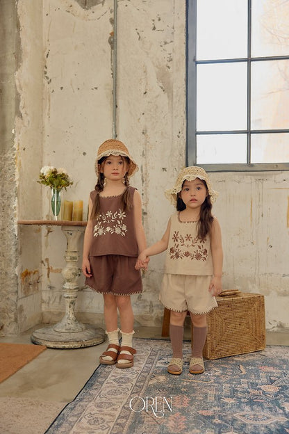 [PRE-ORDER] Brunel Embroidery Top Bottom Set