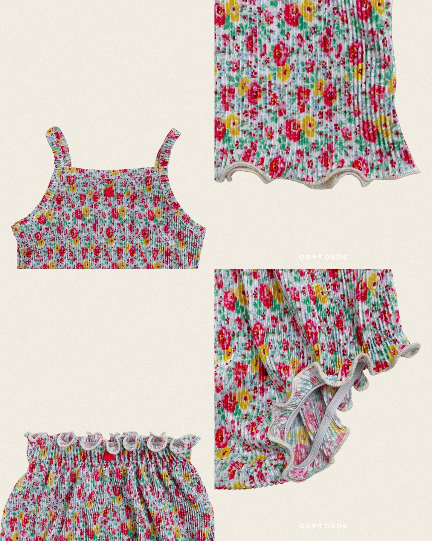 [PRE-ORDER] Flower Pleats Baby Set