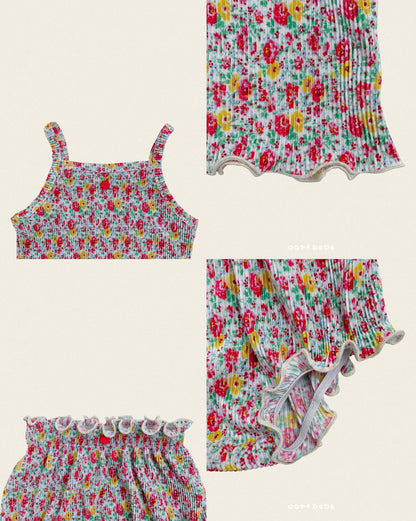 [PRE-ORDER] Flower Pleats Baby Set