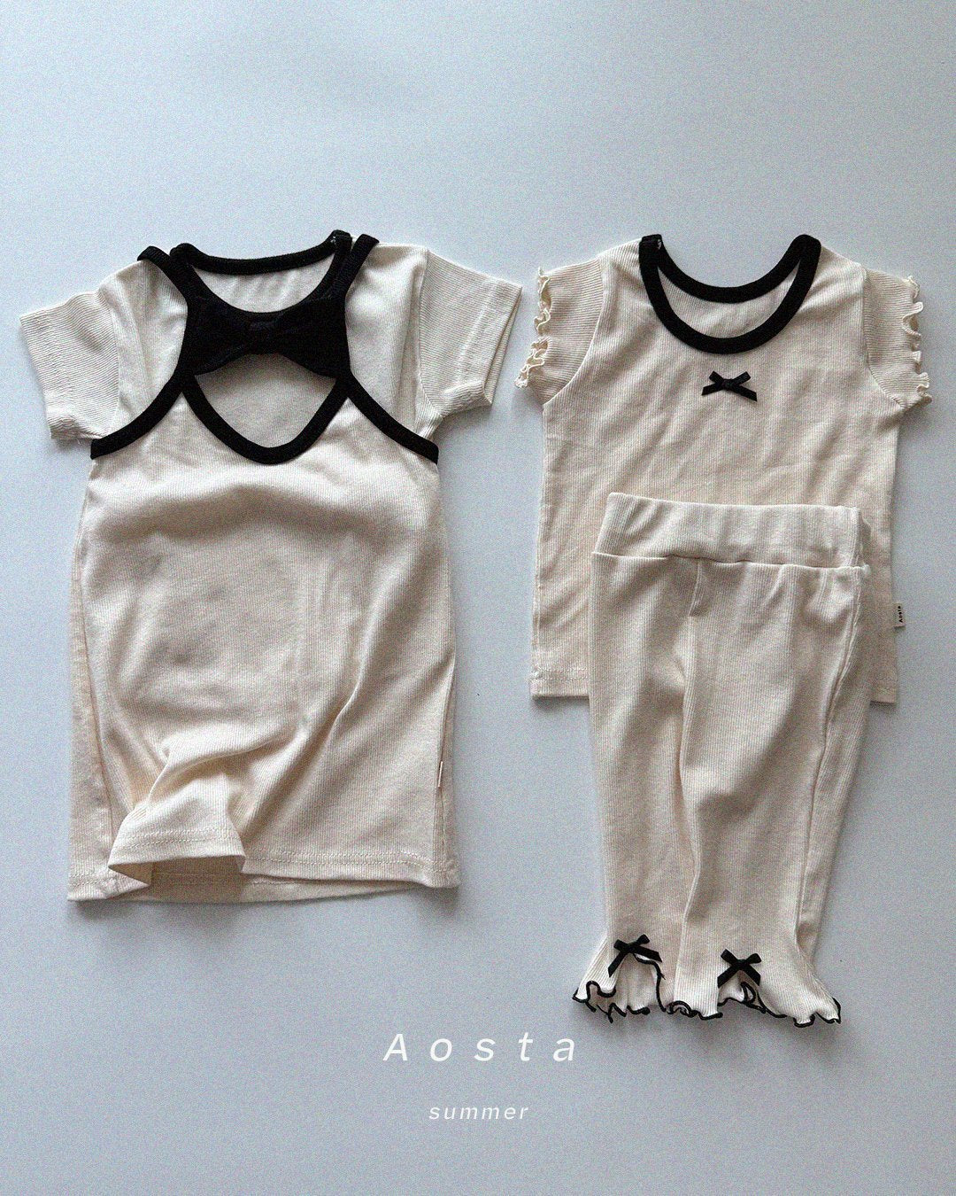 [PRE-ORDER] Ribbed Ribbon T-Shirts