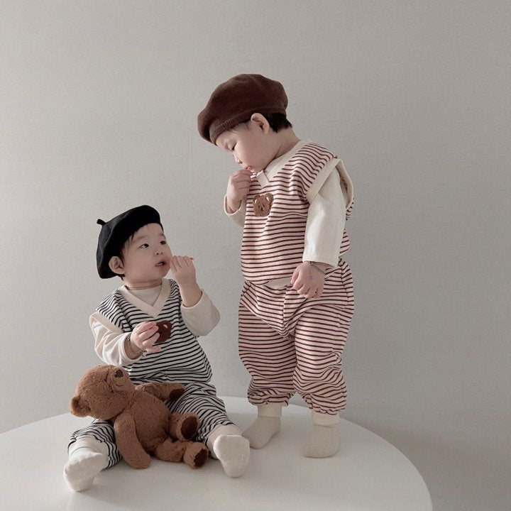 [PRE-ORDER] Monnet Bear Top Bottom Set