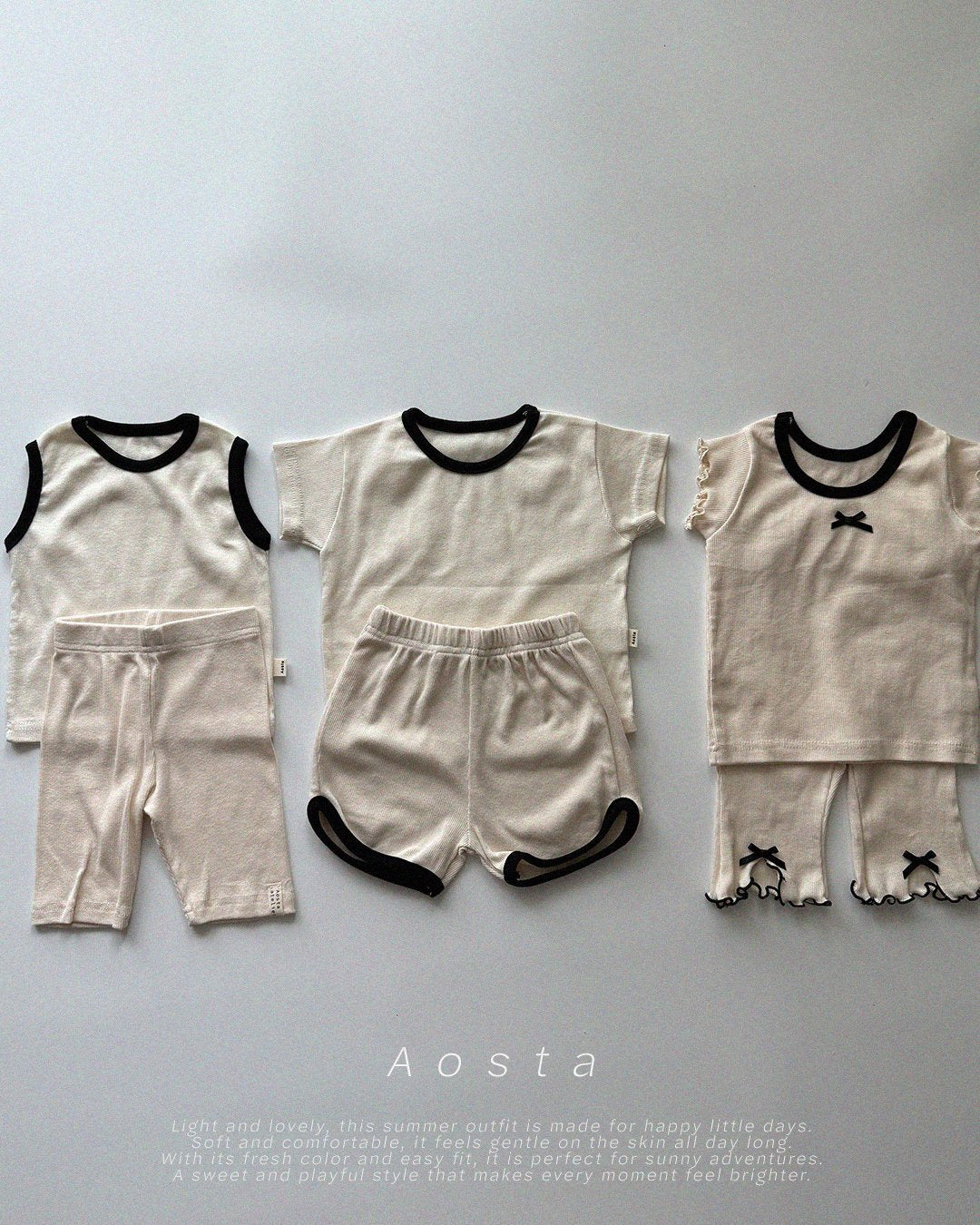 [PRE-ORDER] Ribbed Ribbon T-Shirts