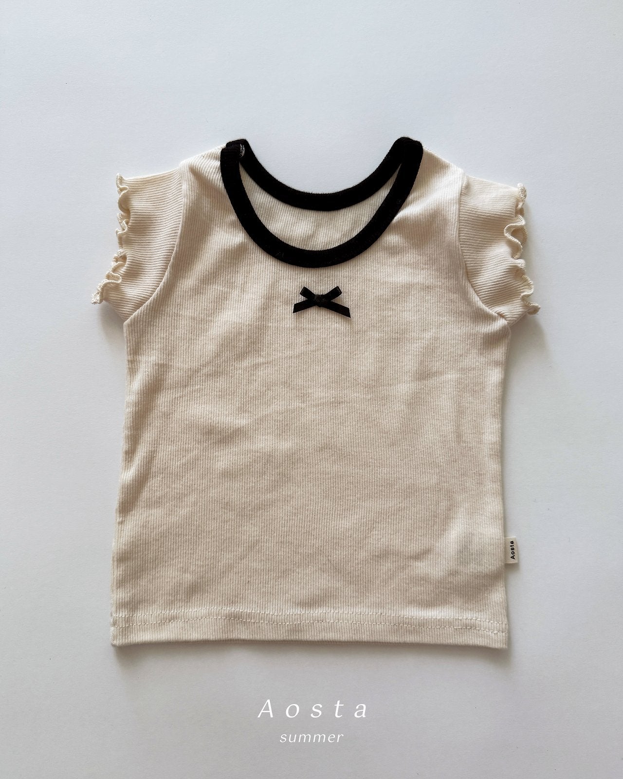 [PRE-ORDER] Ribbed Ribbon T-Shirts