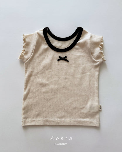 [PRE-ORDER] Ribbed Ribbon T-Shirts