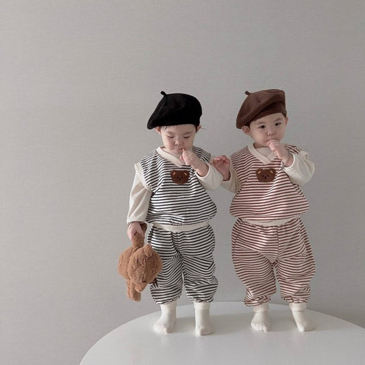 [PRE-ORDER] Monnet Bear Top Bottom Set