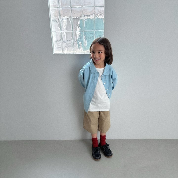 [PRE-ORDER] Cotton Pin-Tuck Bermuda Pants