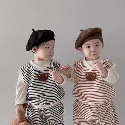 [PRE-ORDER] Monnet Bear Top Bottom Set