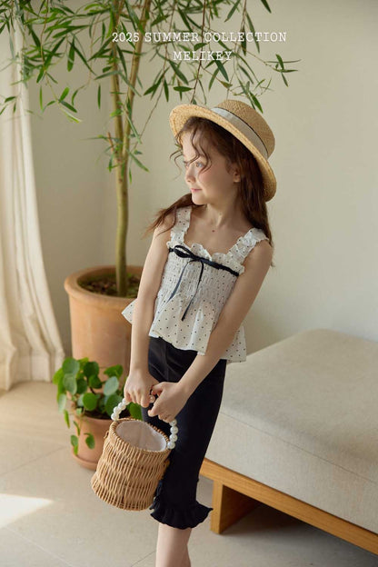 Jenny Ribbon Blouse [Black/M(3-4yr)]