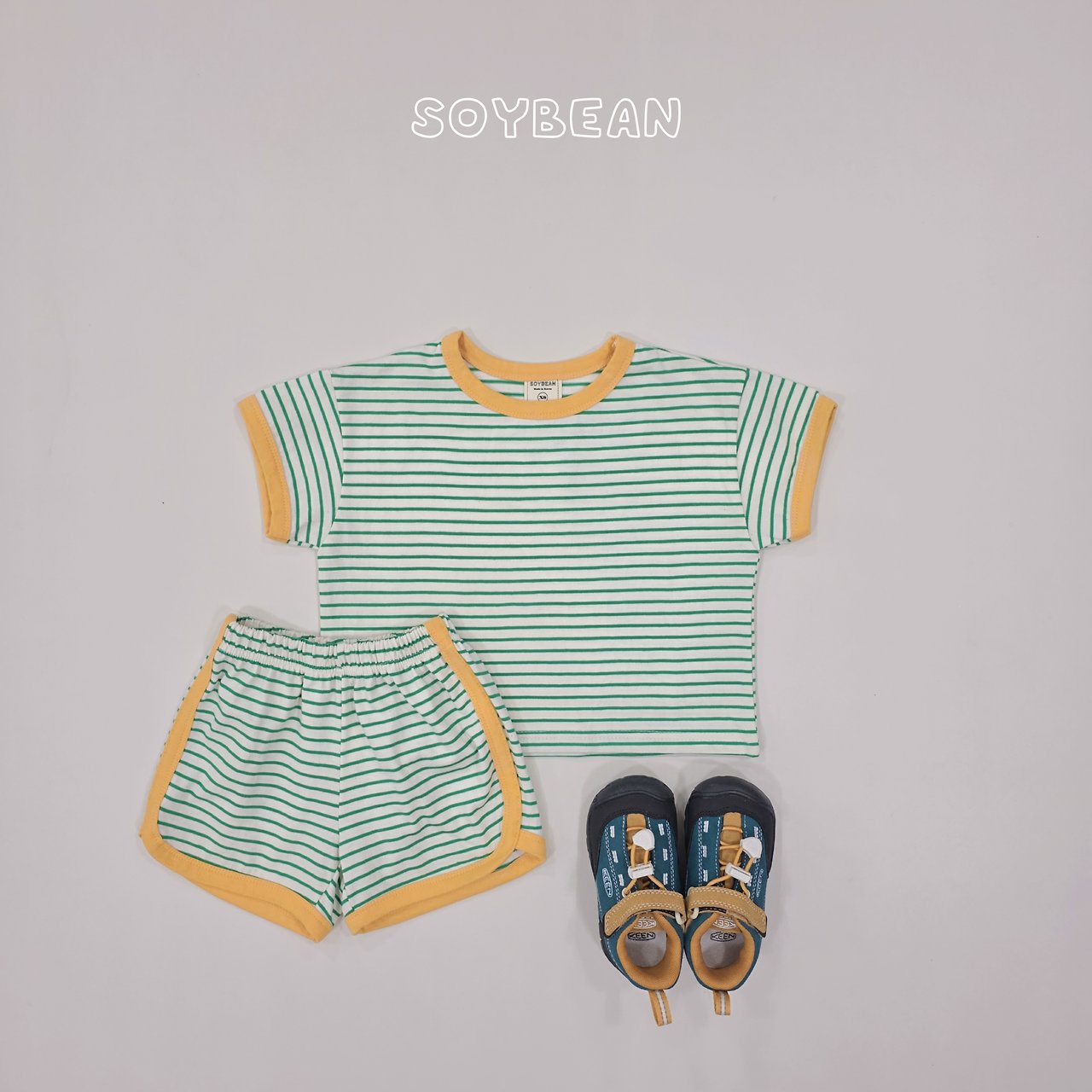 [PRE-ORDER] Ringer Stripe Top Bottom Set