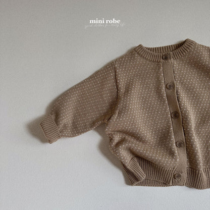 Bom Bom Cardigan [Beige/S(10-18m)]