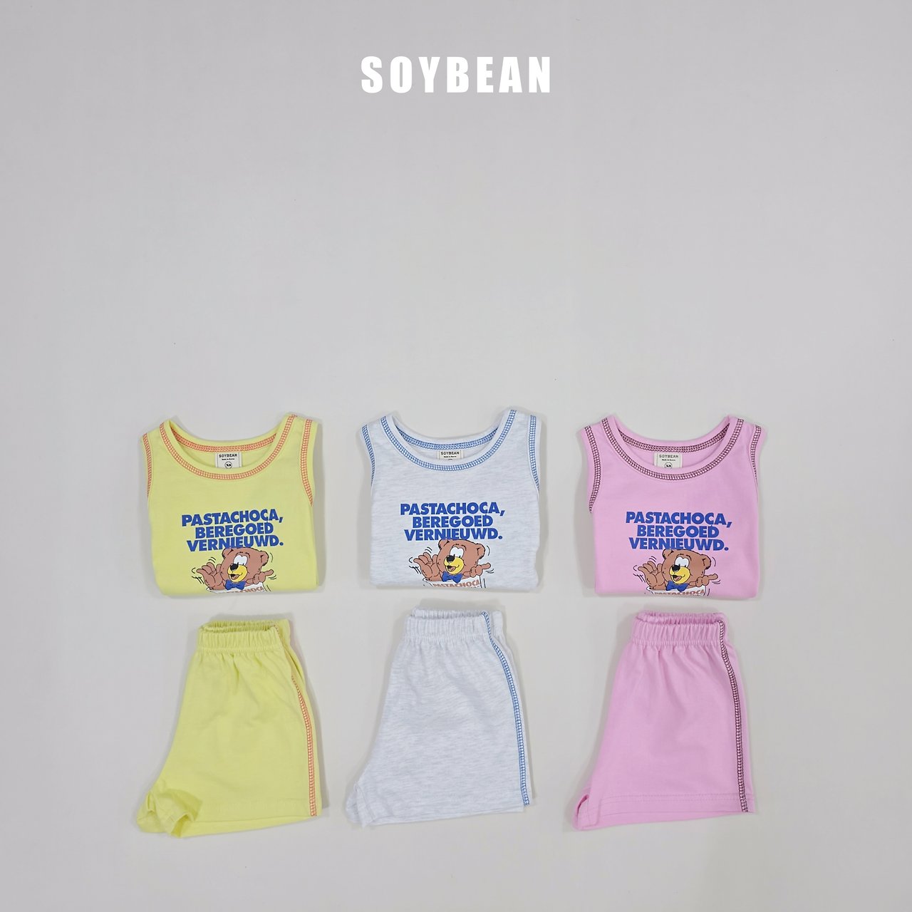 [PRE-ORDER] Bear Vintage Top Bottom Set