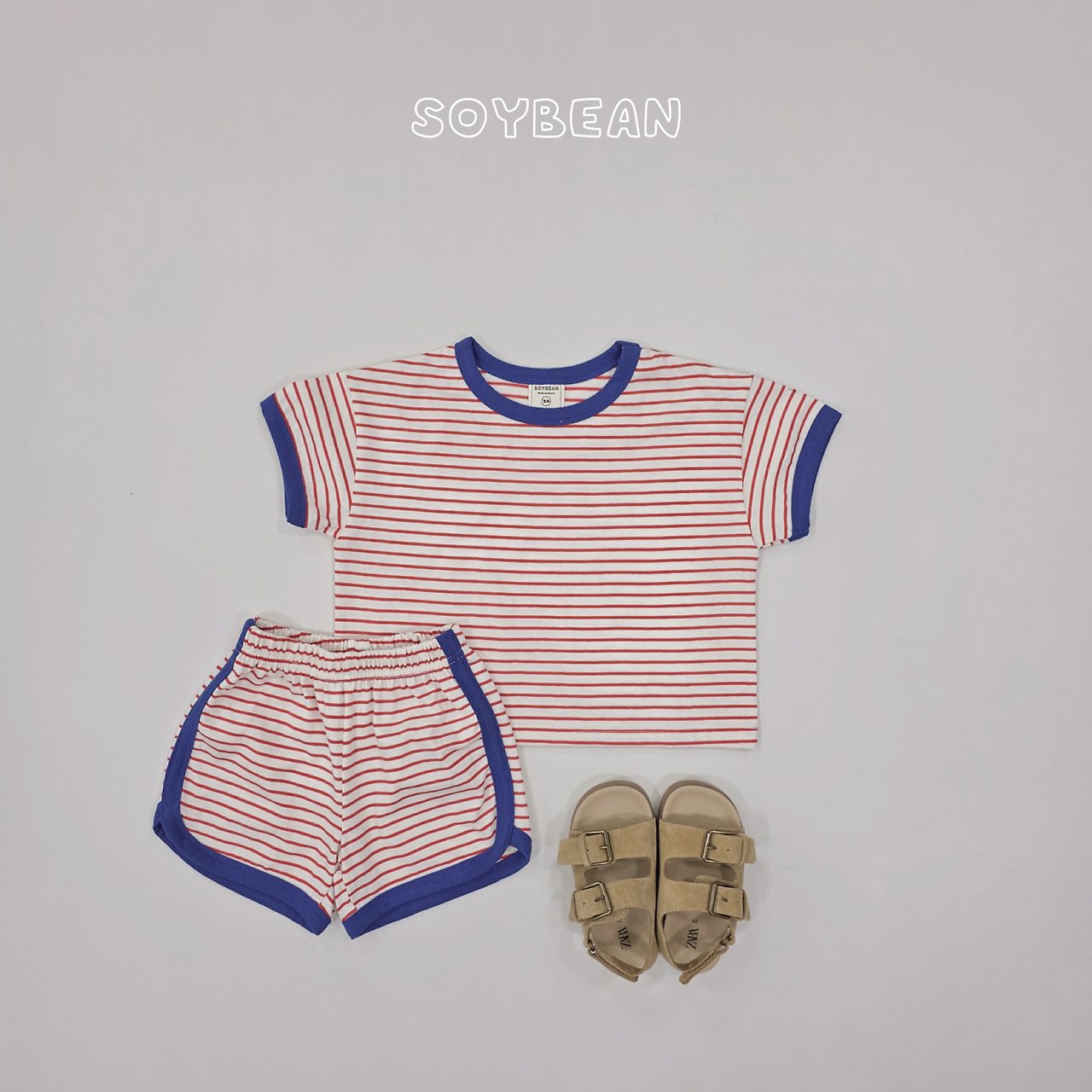 [PRE-ORDER] Ringer Stripe Top Bottom Set