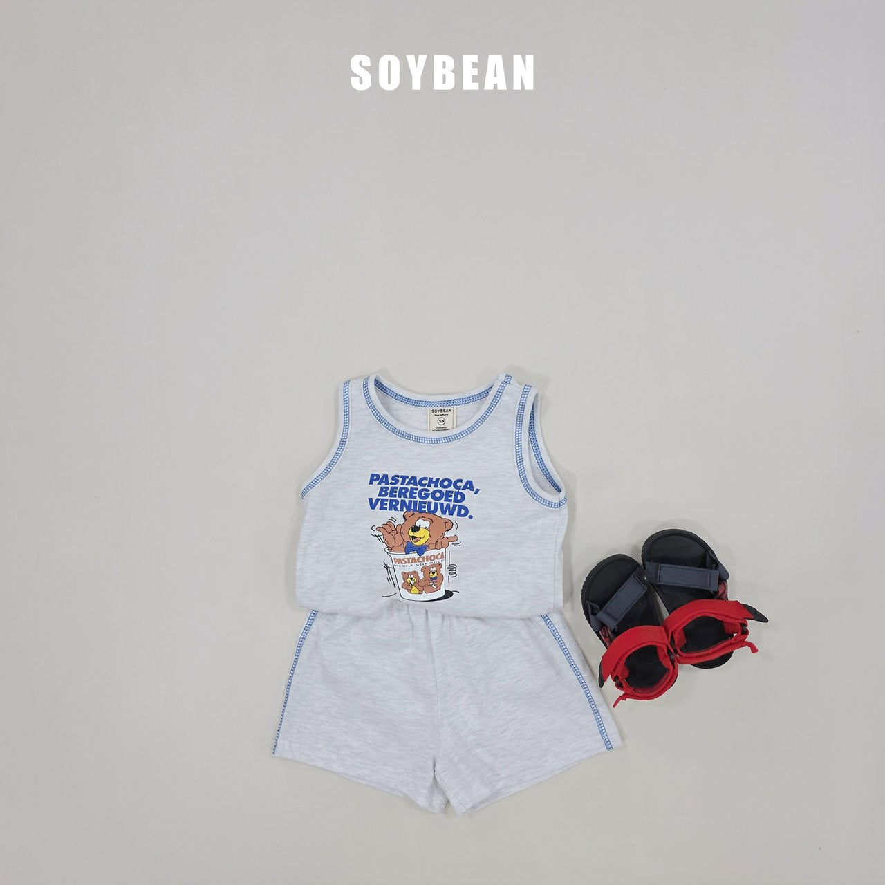 [PRE-ORDER] Bear Vintage Top Bottom Set