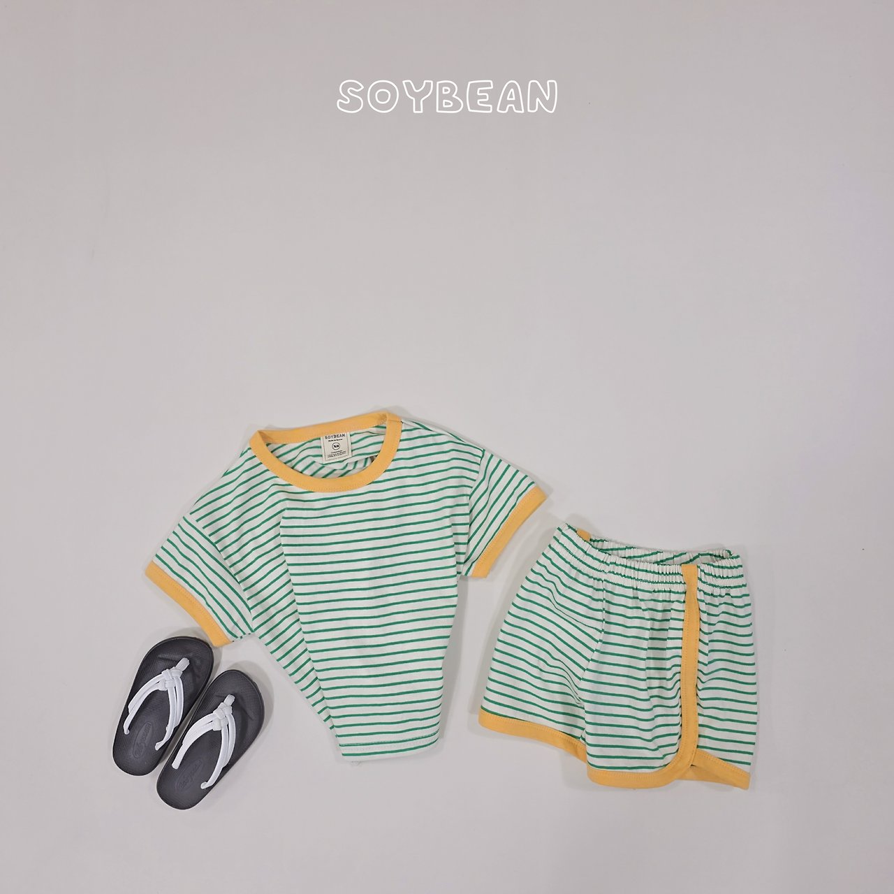[PRE-ORDER] Ringer Stripe Top Bottom Set