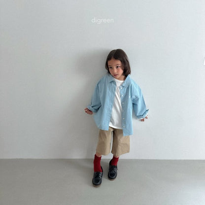 [PRE-ORDER] Cotton Pin-Tuck Bermuda Pants