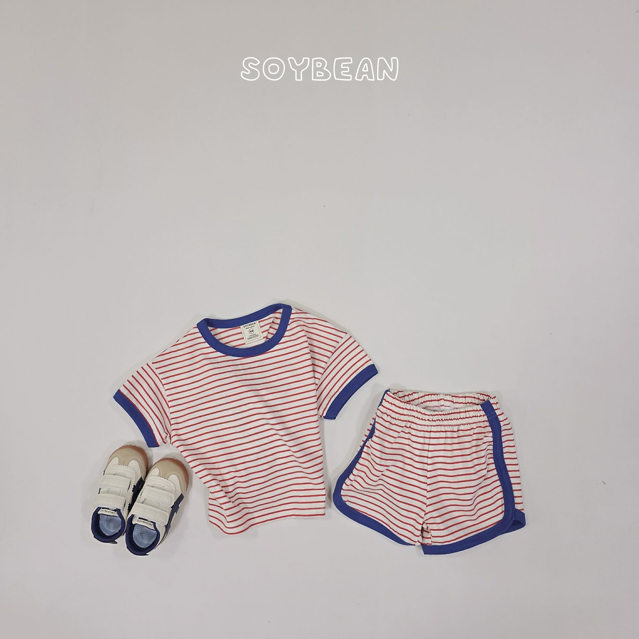 [PRE-ORDER] Ringer Stripe Top Bottom Set
