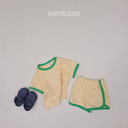 [PRE-ORDER] Ringer Stripe Top Bottom Set